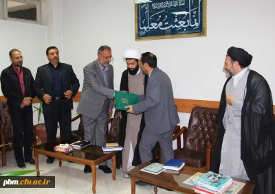 مراسم معارفه جناب آقای غفاریان معاون اداری و مالی پردیس شهید بهشتی با حضور مسئولین و کارکنان پردیس شهید بهشتی برگزار گردید