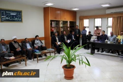 معارفه آقای عفاریان  معاونت اداری و مالی  پردیس شهید بهشتی مشهد