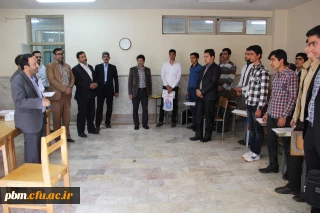 بازدید دکتر مجتبوی  و آقای  میرشجاعیان از مراحل ثبت نام دانشجویان جدیدالورود