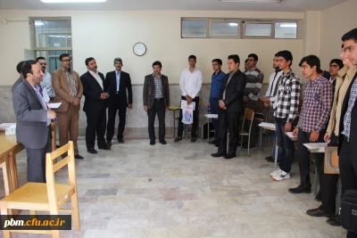 بازدید دکتر مجتبوی  و آقای  میرشجاعیان از مراحل ثبت نام دانشجویان جدیدالورود