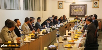 جلسه مسوولین دانشگاه بامدیران گروه واساتید موظف دانشگاه فرهنگیان