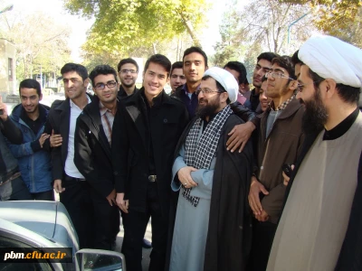 سخنرانی حجه الاسلام و المسلمین ماندگاری در پردیس شهید بهشتی مشهد