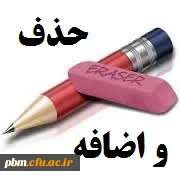 اطلاعیه حذف و اضافه نیم سال 941   پردیس شهید بهشتی مشهد