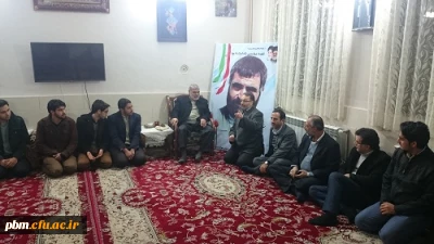 ریاست ومعاونین دانشگاه فرهنگیان خراسان رضوی ، پردیس شهید بهشتی و جمعی از اعضای بسیج دانشجویی با خانواده شهید برونسی دیدار کردند.