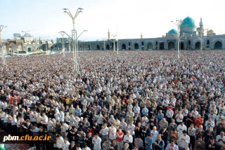 شرکت در نماز جمعه  همزمان با  روز دوم اجلاس سراسری استادان دانشگاه فرهنگیان کشور