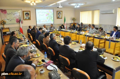نشست صمیمی دکتر آقاخانی مشاور عالی معاونت اداری مالی دانشگاه فرهنگیان و هیئت همراه