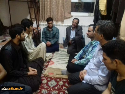 عیادت دکتر مجتبوی مدیر پردیس های خراسان رضوی از دانشجو معلمانی که به بیماری خاص مبتلا هستند