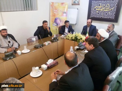 دیدار عیدانه رئیس پردیس شهید بهشتی با همکاران پردیس ، در آستانه فرارسیدن عید سعید فطر