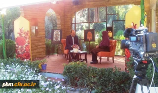 حضور دکتر نصیری جامی سرپرست پردیس شهید بهشتی در برنامه زنده تلویزیونی صبح خراسانی