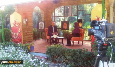 حضور دکتر نصیری جامی سرپرست پردیس شهید بهشتی در برنامه زنده تلویزیونی صبح خراسانی