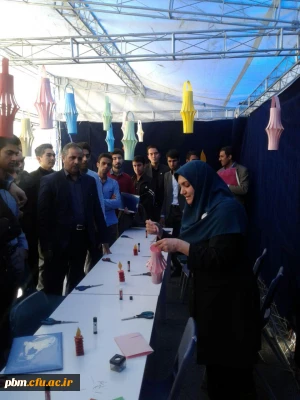 بازدید دانشجویان رشته علوم تربیتی ( آموزش ابتدایی ) پردیس شهید بهشتی از نمایشگاه هفته ملی کودک .