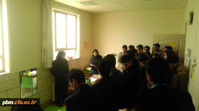 بازدیددانشجویان رشته راهنمایی ومشاوره از مدرسه کودکان اوتیسم تبسم.