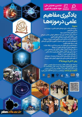 دانشجویان و استادان گرامی ، با توجه به  این که تنها موزه دانشگاه فرهنگیان در کل کشور به ثبت جهانی رسیده است ، می توانید در بند 8 محور همایش فوق الذکر  با عنوان
