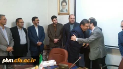 تکریم ومعارفه مسوول حراست پردیس شهید بهشتی