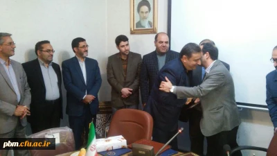 با حضور مسئولین استان و پردیس ، تکریم ومعارفه مسوول حراست پردیس شهید بهشتی برگزار شد