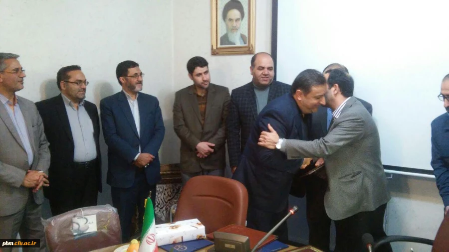 تکریم ومعارفه مسوول حراست پردیس شهید بهشتی