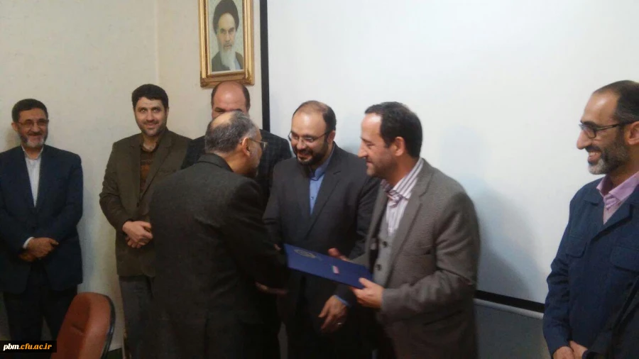 تکریم ومعارفه مسوول حراست پردیس شهید بهشتی