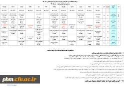 برنامه امتحانات کارشناسی ناپیوسته952