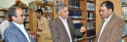 بازدید هیأت نظارت و ارزیابی وزارت علوم، تحقیقات و فناوری از  کتابخانه پردیس شهید بهشتی