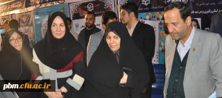 بازدید معاون دانشجویی دانشگاه فرهنگیان از نمایشگاه دستاوردهای پژوهش وفناوری خراسان رضوی