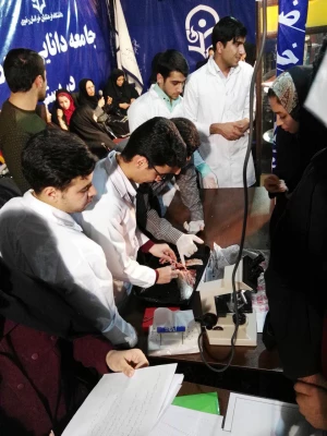 حضور فعال دانشجویان عضو انجمن علمی زیست شناسی در نمایشگاه دستاوردهای پژوهش استان