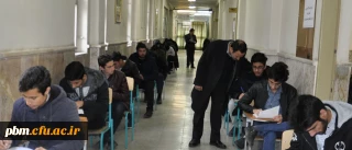 بازدید مدیر امور پردیس های خراسان رضوی از حوزه برگزاری امتحانات پردیس شهید بهشتی