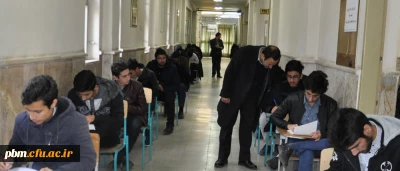 بازدید مدیر امور پردیس های خراسان رضوی از حوزه برگزاری امتحانات پردیس شهید بهشتی