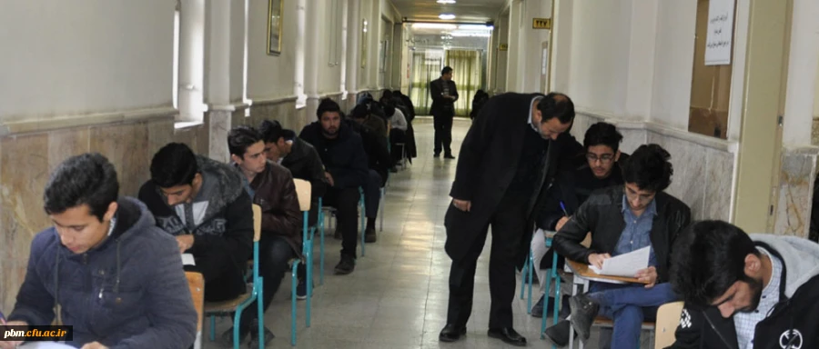 بازدید مدیر امور پردیس های خراسان رضوی از حوزه برگزاری امتحانات پردیس شهید بهشتی