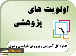 فراخوان اولویت های پژوهشی