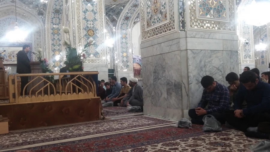 شرکت دانشجومعلمان در جشن روز جوان حرم مطهر امام رضا(ع)