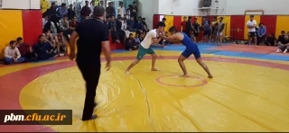 برگزاری مسابقات کشتی آزاد دانشجویان پردیس شهید بهشتی