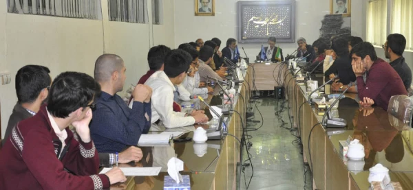 جلسه مشترک مسئولان دانشگاه و نمایندگان آموزشی کلاس ها