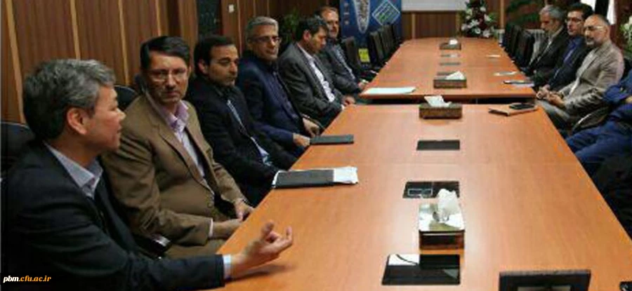 سرپرست امور پردیس های خراسان رضوی با مدیر کل آموزش و پرورش و مدیرکل توسعه، تجهیز و نوسازی مدارس