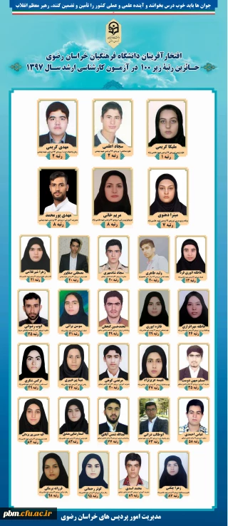 درخشش چشمگیر دانش آموختگان دانشگاه فرهنگیان در آزمون کارشناسی ارشد