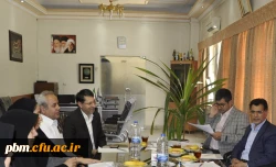 جلسه شورای عالی پژوهشی  دانشگاه فرهنگیان خراسان رضوی