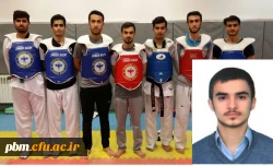 آمادگی دانشجوی تکواندوکار پردیس شهید بهشتی برای شرکت در مسابقات کشوری