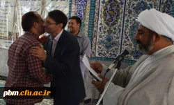 تجلیل از خادمان حرم مطهر امام رضا(ع) در پردیس شهید بهشتی