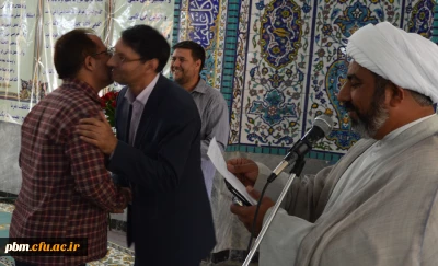 همزمان با میلاد مسعود حضرت ثامن الحجج(ع)
از خادمان حرم مطهر امام رضا(ع) در پردیس شهید بهشتی تجلیل شد