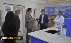 بازدید معاون آموزشی و تحصیلات تکمیلی دانشگاه فرهنگیان از آزمایشگاه های پردیس شهید بهشتی