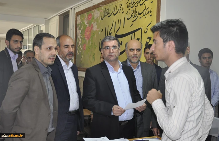 بازدید مدیرکل آموزش و پرورش خراسان رضوی از روند انجام مصاحبه داوطلبان ورود به دانشگاه فرهنگیان