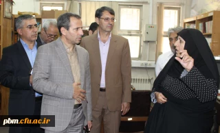 در جریان بازدید معاون پژوهشی و فناوری دانشگاه فرهنگیان
کتابخانه پردیس شهید بهشتی به عنوان یکی از کتابخانه های برتر دانشگاه فرهنگیان کشور معرفی شد
