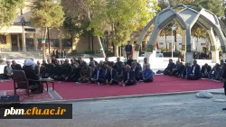 برگزاری مراسم عطر افشانی و غبارروبی از مزار شهدای گمنام مدفون در پردیس شهید بهشتی