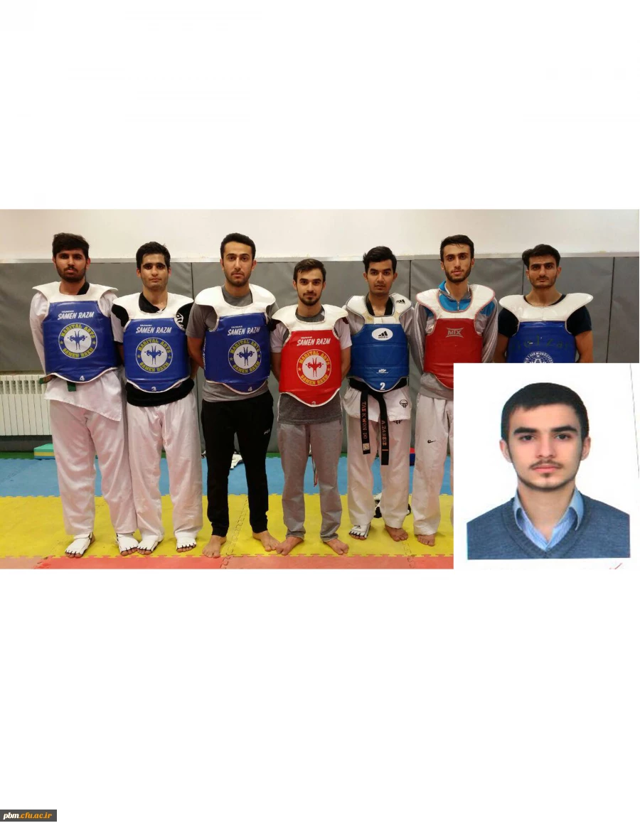 دانشجو علیرضا قنبرآبادی صاحب سهمیه تکواندو دانشجویی در کشور