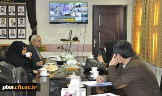 شرکت معاون و کارشناسان دانشگاه فرهنگیان خراسان رضوی در جلسه ویدئوکنفرانس تدوین تاریخ صدساله تربیت معلم