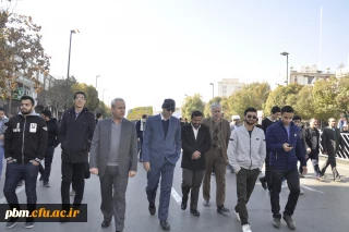 حضور استادان، دانشجویان و کارکنان دانشگاه فرهنگیان خراسان رضوی در راهپیمایی 13آبان