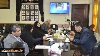 شرکت معاون و کارشناسان دانشگاه فرهنگیان خراسان رضوی در جلسه ویدئوکنفرانس سازمان مرکزی دانشگاه