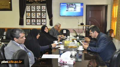 شرکت معاون و کارشناسان دانشگاه فرهنگیان خراسان رضوی در جلسه ویدئوکنفرانس سازمان مرکزی دانشگاه