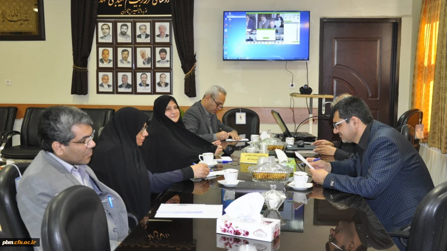 شرکت معاون و کارشناسان دانشگاه فرهنگیان خراسان رضوی در جلسه ویدئوکنفرانس سازمان مرکزی دانشگاه