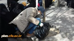 شرکت داوطلبانه دانشجویان پردیس شهید بهشتی در پاکسازی خیابان نواب صفوی