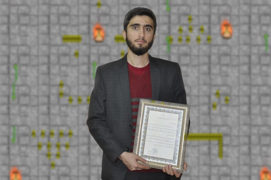 کسب رتبه برگزیده توسط دانشجومعلم پردیس شهید بهشتی در مسابقات کشوری محتوای الکترونیکی